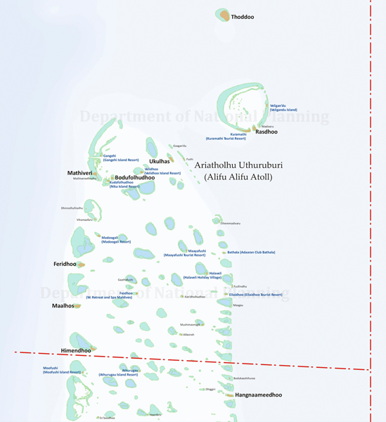 Ari Atholhu Uthuruburi (Alifu Alifu Atoll)