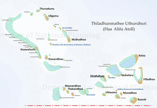 Thiladhunmathi Uthuruburi (Haa Alifu Atoll)