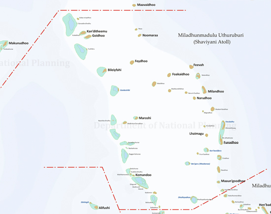 Miladhunmadulu Uthuruburi (Shaviyani Atoll)